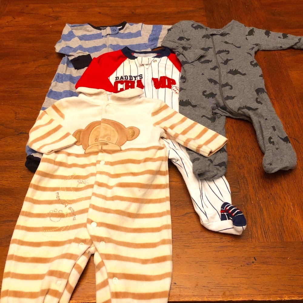 Boys 3-6 months Sleepers